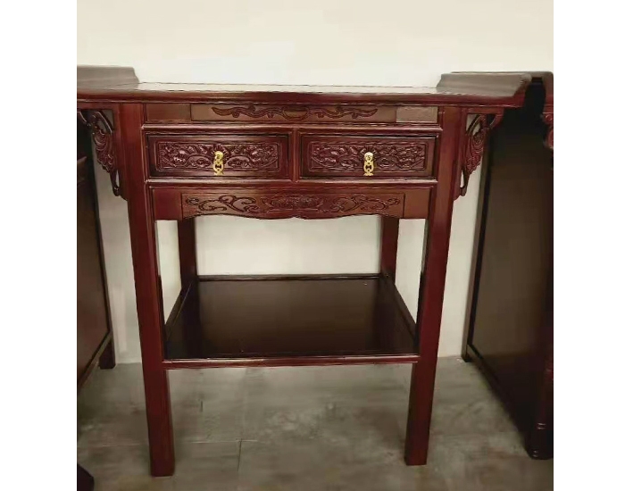 仿古老榆木贡桌