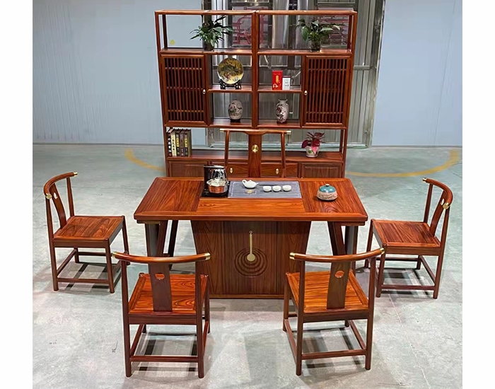 廊坊金丝檀木茶桌
